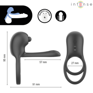 Intense Spike — Vibrating Cock Ring, Remote Control — Cock Rings — view 4