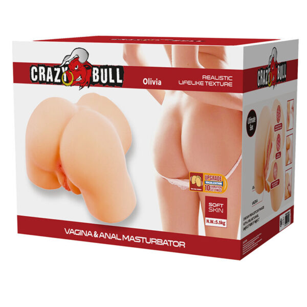 Crazy Bull Olivia Double — Vibrating Masturbator, Rechargeable — Couples — view 3