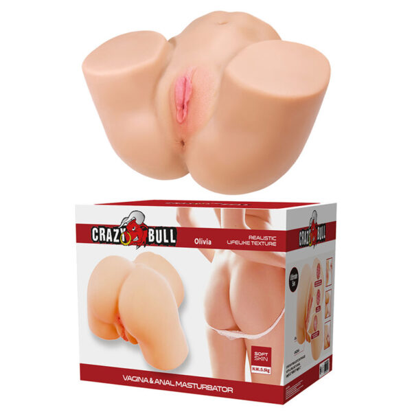 Crazy Bull Olivia Double — Vibrating Masturbator, Rechargeable — Couples
