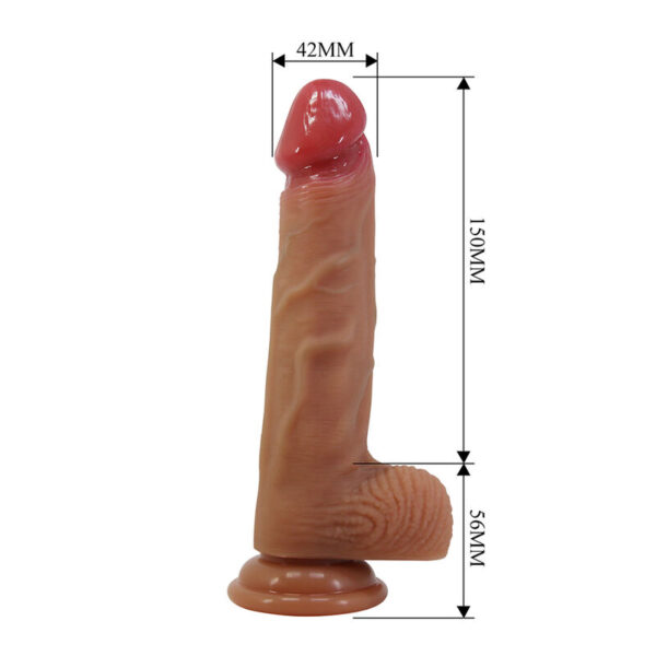 Pretty Love Yeti — Strap-On Dildo, Suction Cup, Flesh — Couples — view 2