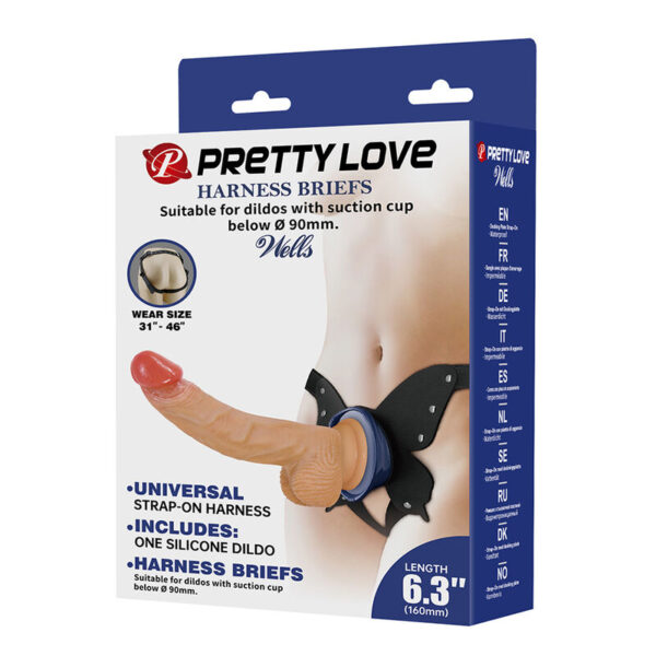 Pretty Love Yeti — Strap-On Dildo, Suction Cup, Flesh — Couples — view 5
