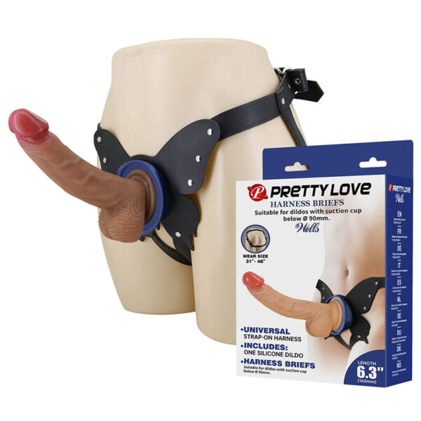 Pretty Love Yeti — Strap-On Dildo, Suction Cup, Flesh — Couples
