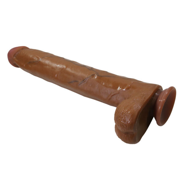 Pretty Love Dany — Realistic Dildo, Suction Cup, 36 cm, Brown — Dildos — view 6