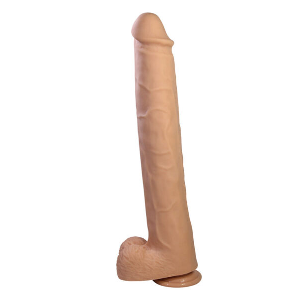 Pretty Love Pat — Realistic Dildo, Suction Cup, 40 cm, Flesh — Dildos — view 7
