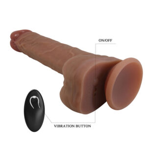 Pretty Love Jonathan — Thrusting Vibrator, Remote Control, Brown — Couples — view 4