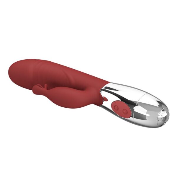 Pretty Love Rosewood — Rabbit Vibrator, Rechargeable, Red — Rabbit Vibrators — view 10