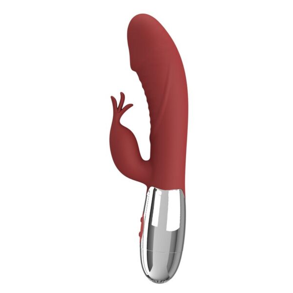 Pretty Love Rosewood — Rabbit Vibrator, Rechargeable, Red — Rabbit Vibrators — view 2