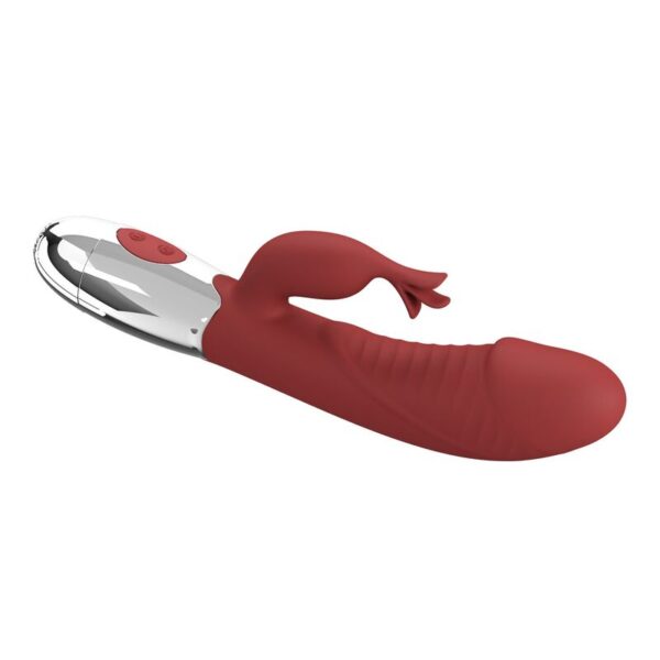 Pretty Love Rosewood — Rabbit Vibrator, Rechargeable, Red — Rabbit Vibrators — view 5