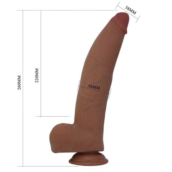 Pretty Love Ulric — Realistic Dildo, Suction Cup, 26 cm, Brown — Dildos — view 6