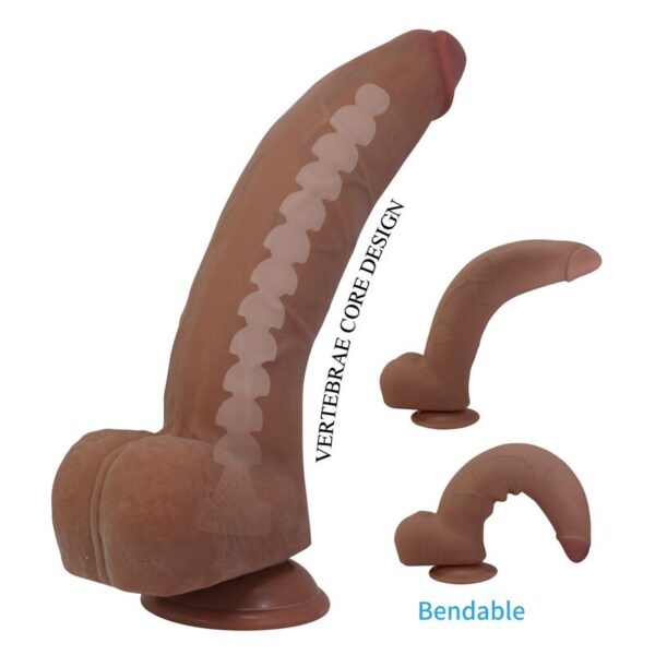 Pretty Love Ulric — Realistic Dildo, Suction Cup, 26 cm, Brown — Dildos — view 2