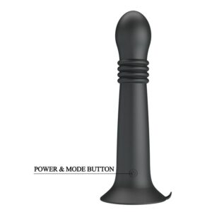 Pretty Love Stella — Thrusting Dildo, Suction Cup, Black — Dildos