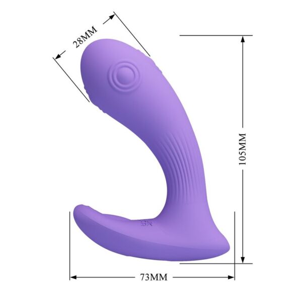 Pretty Love Andromeda — Wearable Vibrator, Rechargeable, Purple — G-Spot Vibrators — view 8