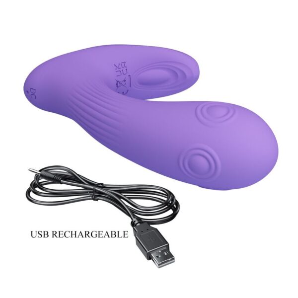 Pretty Love Andromeda — Wearable Vibrator, Rechargeable, Purple — G-Spot Vibrators — view 4