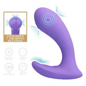 Pretty Love Andromeda — Wearable Vibrator, Rechargeable, Purple — G-Spot Vibrators