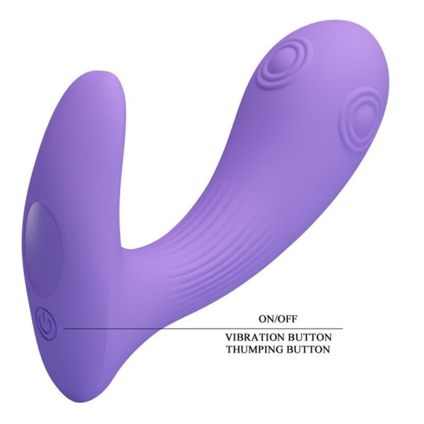 Pretty Love Andromeda — Wearable Vibrator, Rechargeable, Purple — G-Spot Vibrators — view 11