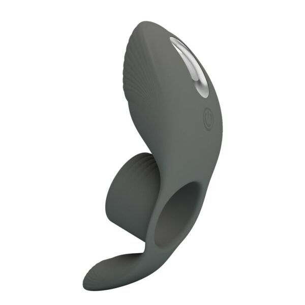 Pretty Love — Vibrating Cock Ring, Dual Stimulation, Adjustable — Cock Rings — view 3