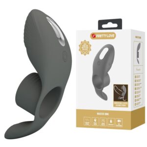 Pretty Love — Vibrating Cock Ring, Dual Stimulation, Adjustable — Cock Rings — view 2