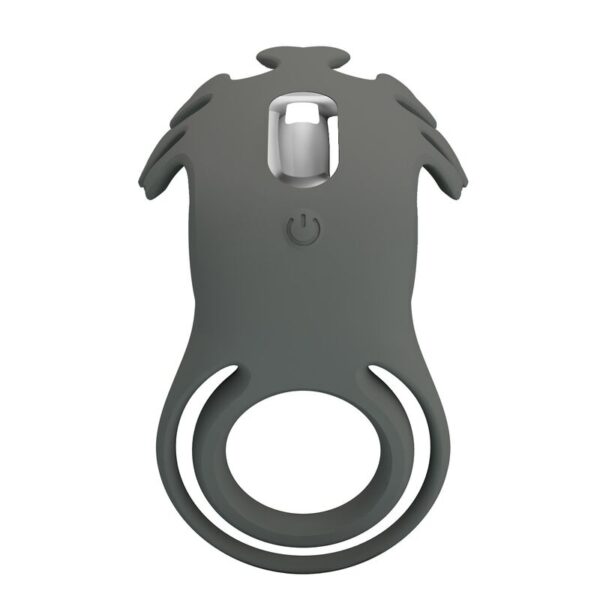 Pretty Love — Vibrating Cock Ring, Flexible Tips, Black — Cock Rings — view 11