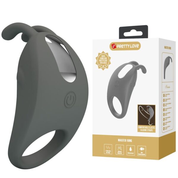 Pretty Love — Vibrating Cock Ring, Rabbit Stimulator — Cock Rings — view 3