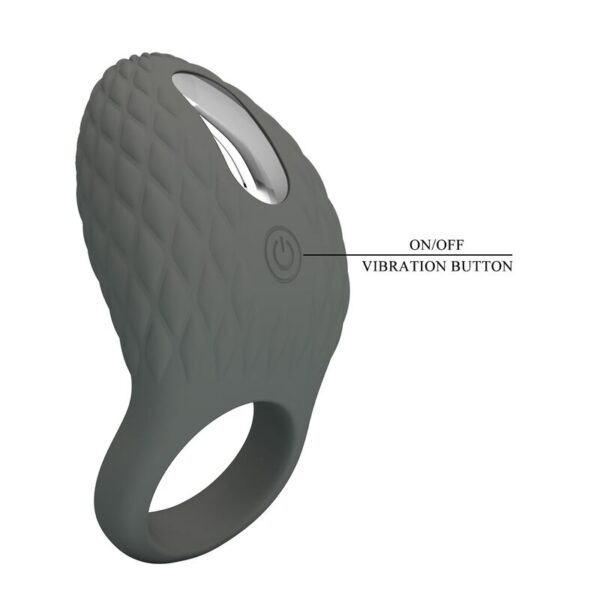 Pretty Love — Vibrating Cock Ring, Rechargeable, Textured — Cock Rings — view 3