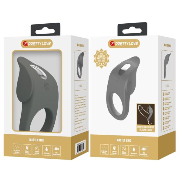 Pretty Love — Vibrating Cock Ring, Rechargeable, Stretchy — Cock Rings — view 10