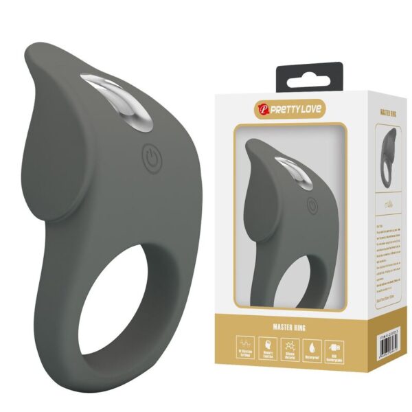 Pretty Love — Vibrating Cock Ring, Rechargeable, Stretchy — Cock Rings — view 2