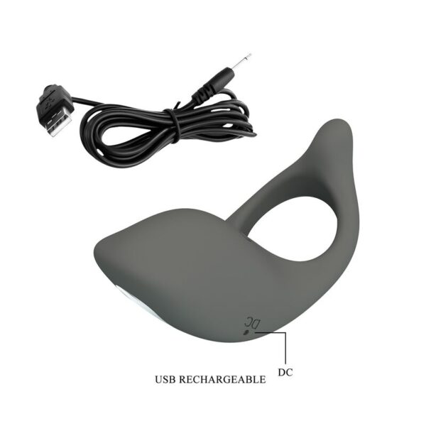 Pretty Love — Vibrating Cock Ring, Waterproof, Soft Silicone — Cock Rings — view 4