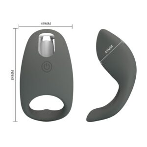 Pretty Love — Vibrating Cock Ring, Waterproof, Soft Silicone — Cock Rings — view 2