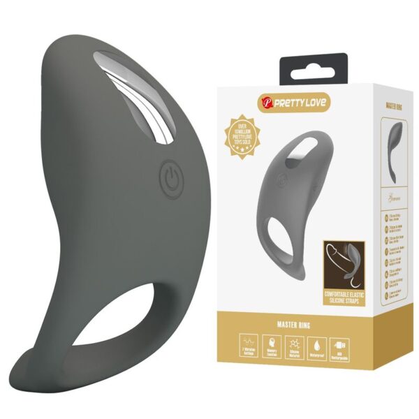 Pretty Love — Vibrating Cock Ring, Waterproof, Soft Silicone — Cock Rings — view 8