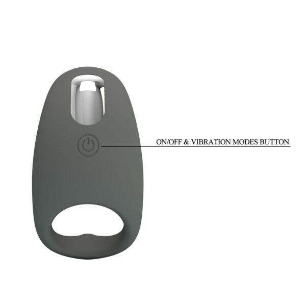 Pretty Love — Vibrating Cock Ring, Waterproof, Soft Silicone — Cock Rings — view 7