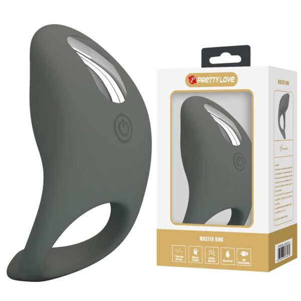 Pretty Love — Vibrating Cock Ring, Waterproof, Soft Silicone — Cock Rings — view 3