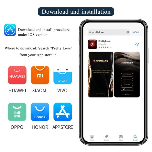 Pretty Love Anthony — Anal Vibrator, App-Controlled, Black — view 15