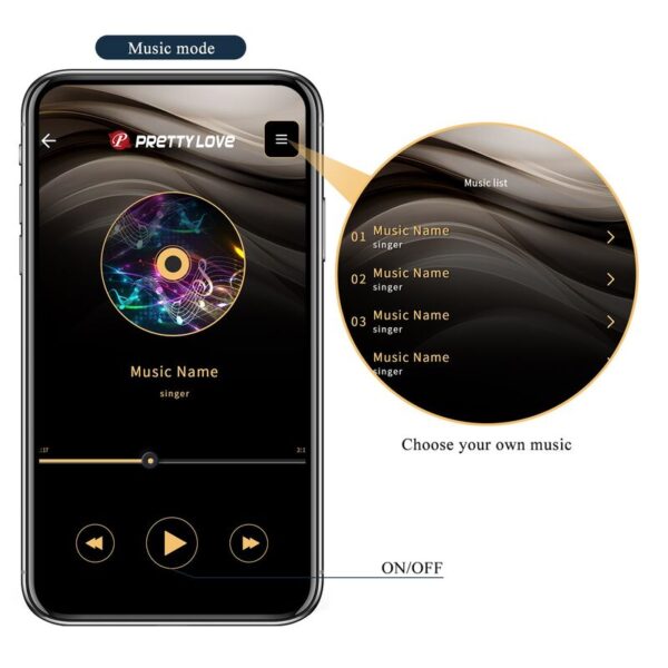 Pretty Love Anthony — Anal Vibrator, App-Controlled, Black — view 4
