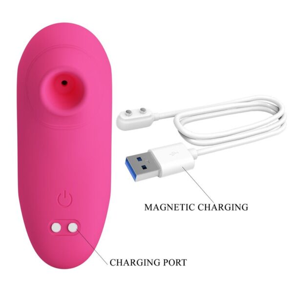 Pretty Love Arila — Clit Sucker, Rechargeable, Pink — Clitoral Stimulators — view 9