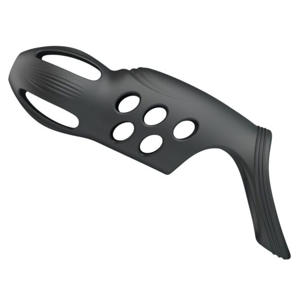 Pretty Love Craig — Vibrating Penis Sleeve, Rechargeable, Black — Cock Rings — view 3