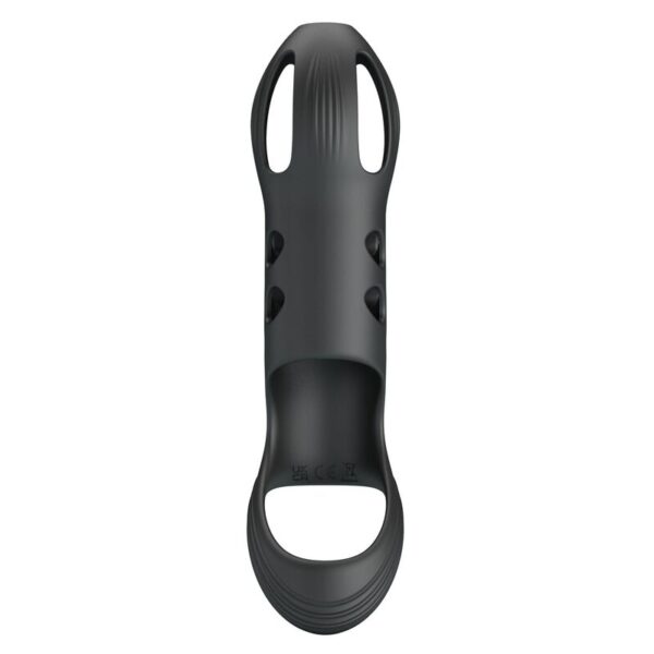 Pretty Love Craig — Vibrating Penis Sleeve, Rechargeable, Black — Cock Rings — view 8