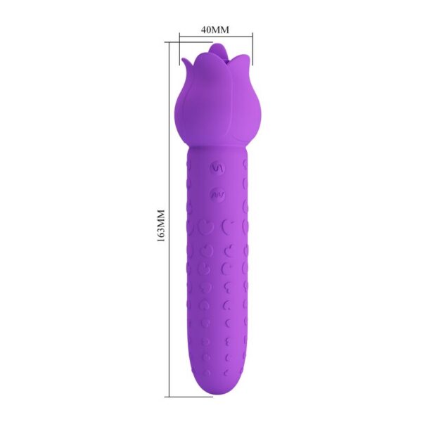 Pretty Love Dannell — Tongue Vibrator, Rechargeable, Purple — Clitoral Stimulators — view 14