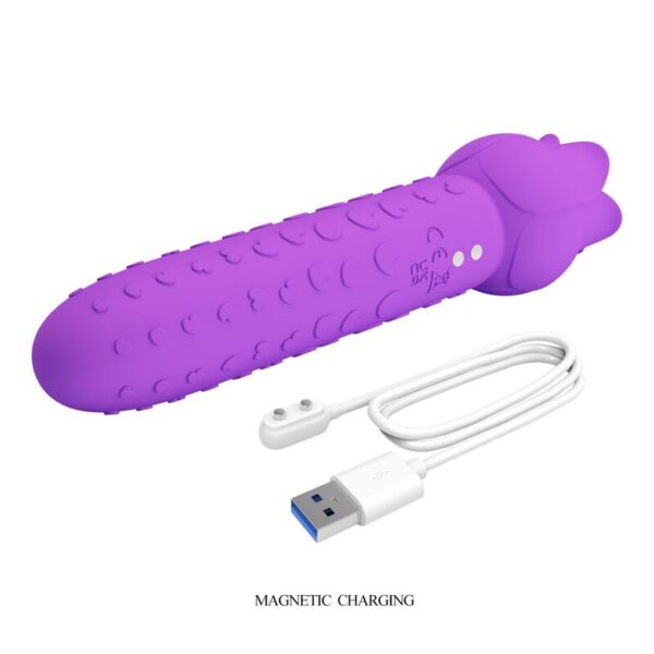 Pretty Love Dannell — Tongue Vibrator, Rechargeable, Purple — Clitoral Stimulators — view 11