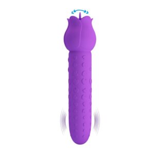 Pretty Love Dannell — Tongue Vibrator, Rechargeable, Purple — Clitoral Stimulators — view 3