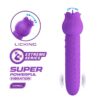 Pretty Love Dannell — Tongue Vibrator, Rechargeable, Purple — Clitoral Stimulators