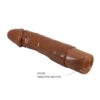 Pretty Love Donald — Realistic Vibrator, 19.5 cm, Brown — Realistic Vibrators