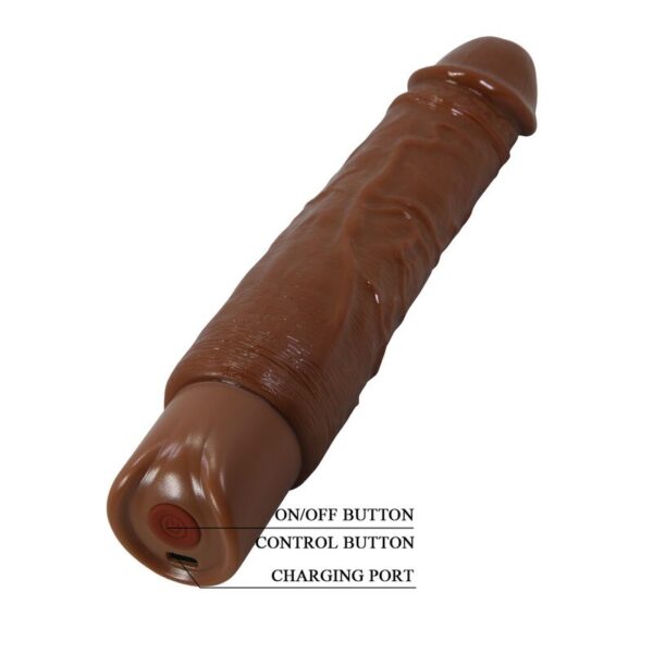 Pretty Love Duke — Realistic Vibrator, 23.5 cm, Brown — Realistic Vibrators — view 8