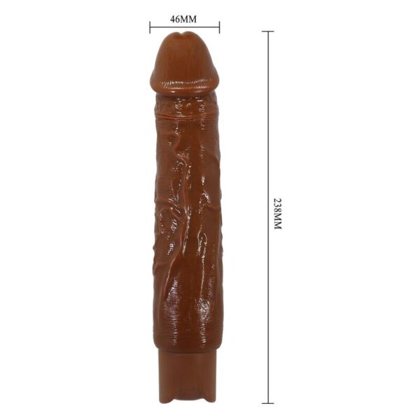 Pretty Love Duke — Realistic Vibrator, 23.5 cm, Brown — Realistic Vibrators — view 11