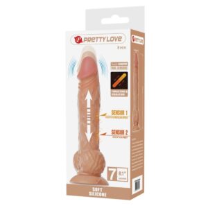 Pretty Love Eren — Thrusting Vibrator, Silicone, Natural — Realistic Vibrators — view 2