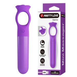 Pretty Love Giana — Mini Vibrator, Rechargeable, Purple — Mini Vibrators — view 3