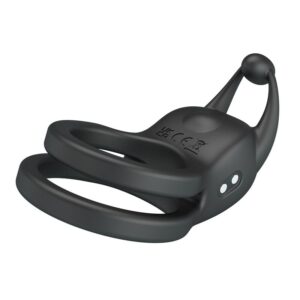 Pretty Love Goodwin — Vibrating Cock Ring, Rechargeable, Black — Cock Rings — view 2