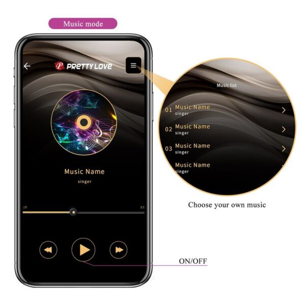 Pretty Love Pulsen — Vibrating Egg, App-Controlled, Pink — App-Controlled Sex Toys — view 11