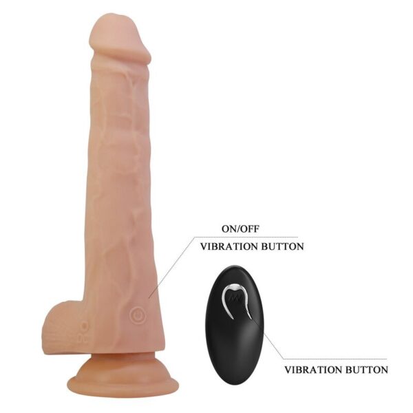 Pretty Love Miles — Thrusting Vibrator, Remote Control, Natural — Realistic Vibrators