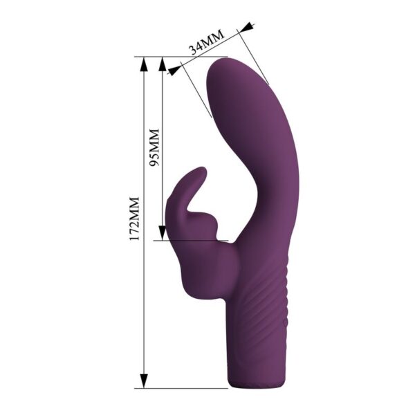 Pretty Love Olivia — Rabbit Vibrator, Rechargeable, Purple — Rabbit Vibrators — view 7