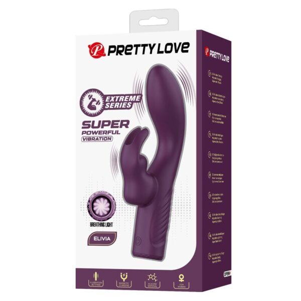 Pretty Love Olivia — Rabbit Vibrator, Rechargeable, Purple — Rabbit Vibrators — view 8